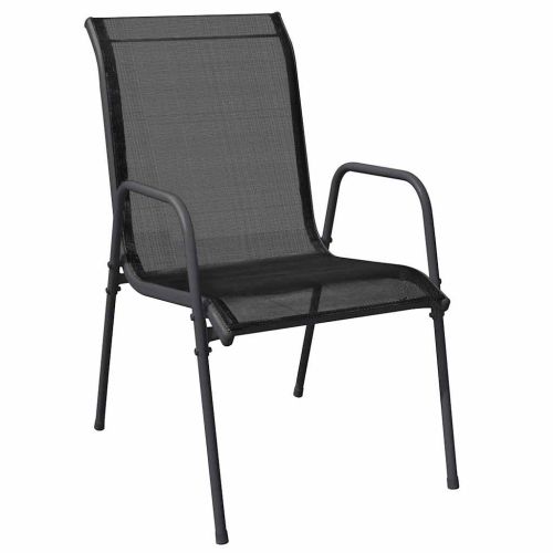 Комплект за хранене в градината 7 pcs Черно