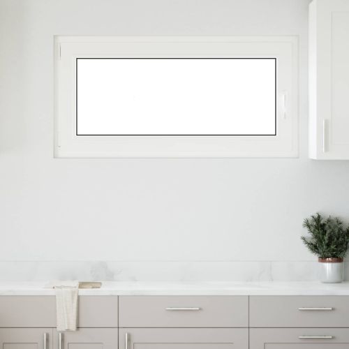 Прозорец за мазе RISOR 120 x 60 cm PVC и стъкло Антрацит