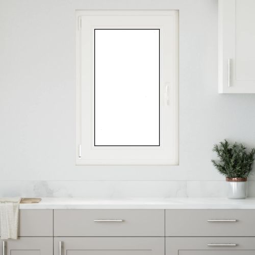 Прозорец за мазе RISOR 60 x 100 cm PVC и стъкло Антрацит