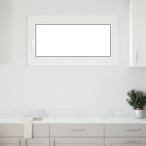 Прозорец за мазе RISOR 110 x 70 cm PVC и стъкло Антрацит