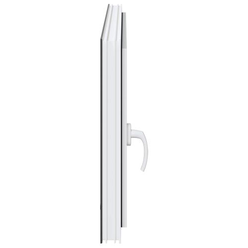 Прозорец за мазе RISOR 120 x 60 cm PVC и стъкло Антрацит
