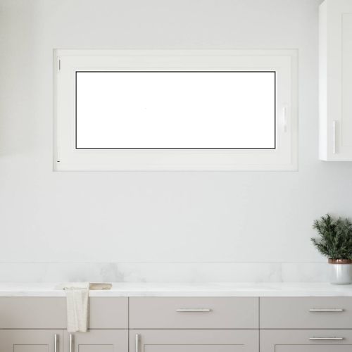 Прозорец за мазе RISOR 120 x 60 cm PVC и стъкло Антрацит