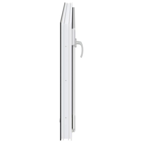 Прозорец за мазе RISOR 120 x 60 cm PVC и стъкло Антрацит