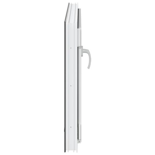 Прозорец за мазе RISOR 90 x 50 cm PVC и стъкло Антрацит