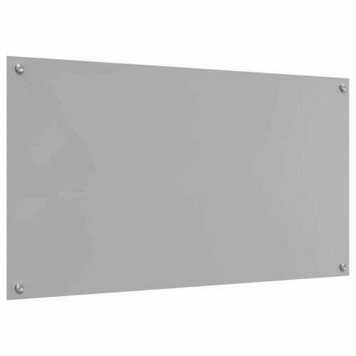 Кухненски гръб 2 pcs Светлосиво 110 x 60 cm закалено стъкло