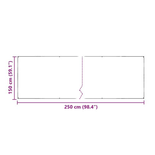 Тарапо Прозрачен 2,5 x 1,5 m ПЕ