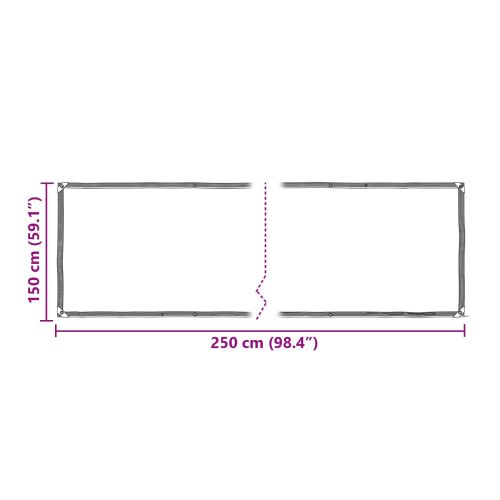 Тарапо Прозрачен 2,5 x 1,5 m ПЕ