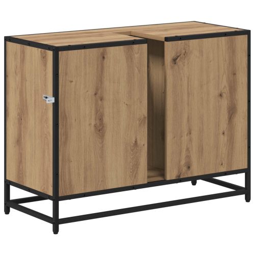 Шкаф за баня Дъб 80 x 33 x 60 см Инженерно дърво