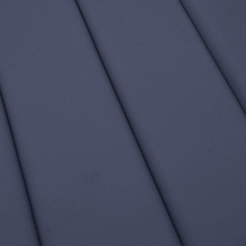 Шалте за шезлонг, нейви синьо, 180x60x4 см, Оксфорд плат