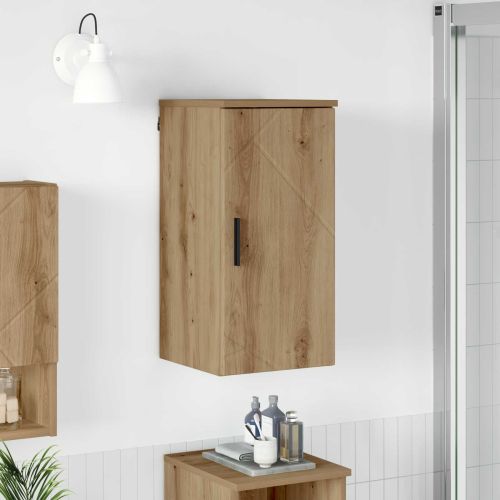 Шкаф за баня Дъб 30 x 31,5 x 61 см Инженерно дърво & Метал