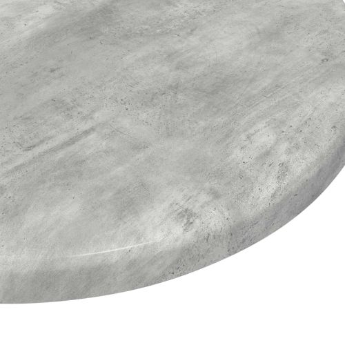 Топ за маса Бетонно сиво Ø 30 x 1,5 cm Инженерно дърво
