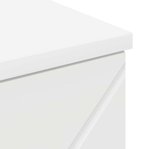 Шкаф за баня Бяло 30 x 35 x 80 см Инженерно дърво & Метал