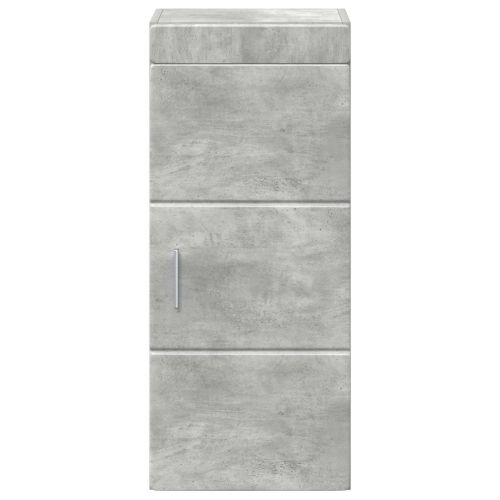 Банен стенен шкаф с рафт TULUM Циментено сиво 37 x 24,5 x 86 см