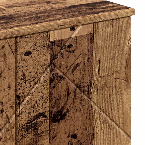 Шкаф за баня със съхранение с врата Старо дърво 61 x 35 x 64 см