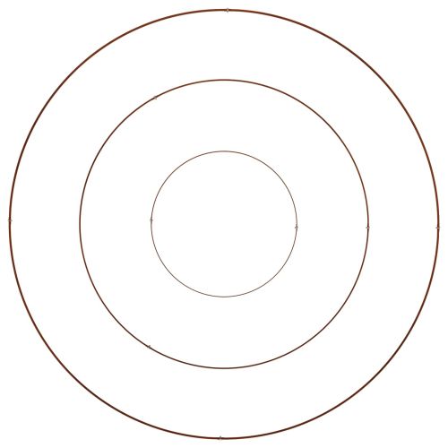 Градинска саксия Кафяво 120 x 120 x 20 см Патинираща стомана
