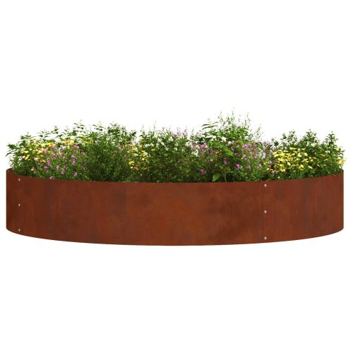 Пръстен за саксия Ръждясало 120 x 120 x 20 см