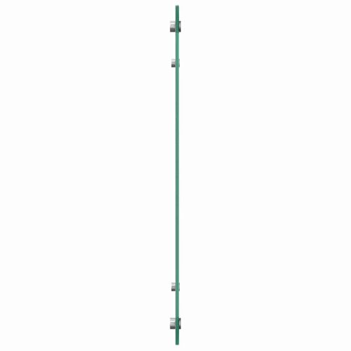 Кухненски гръб 2 pcs Светлосиво 80 x 60 cm закалено стъкло
