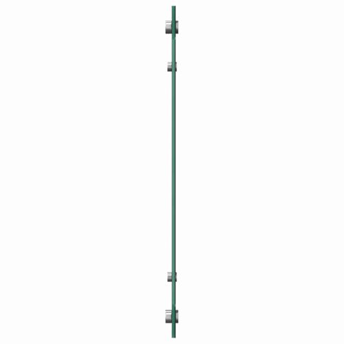 Кухненски гръб 2 pcs Тъмен сив 70 x 50 cm закалено стъкло
