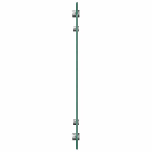 Кухненски гръб 2 pcs Тъмен сив 80 x 40 cm закалено стъкло
