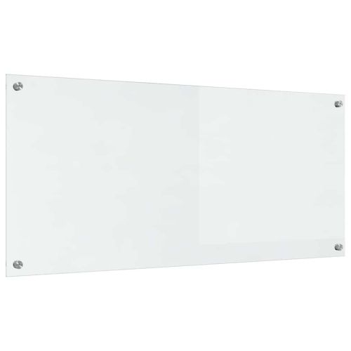 Кухненски гръб 2 pcs Прозрачен 110 x 50 cm закалено стъкло