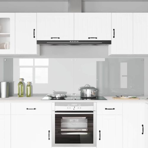 Кухненски гръб 2 pcs Прозрачен 110 x 60 cm закалено стъкло