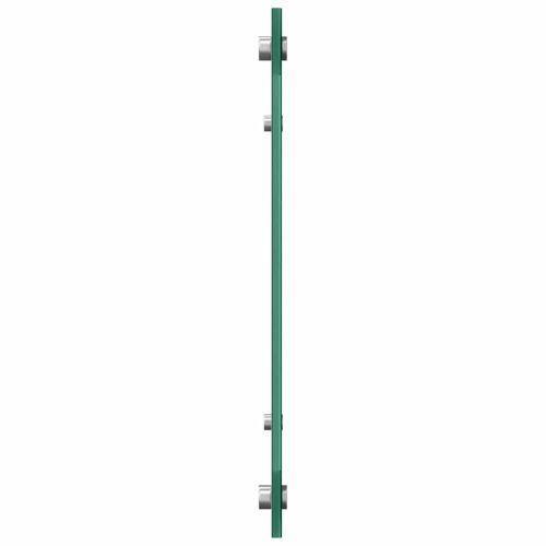 Кухненски гръб 2 pcs Бяло 100 x 40 cm закалено стъкло
