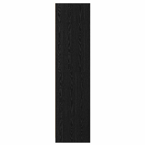 Гардероб с рафт Черен дъб 100 x 50 x 200 cm Инженерно дърво