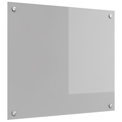 Кухненски гръб Светлосиво 70 x 60 cm закалено стъкло