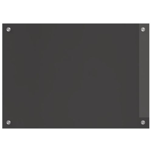 Кухненски гръб Тъмен сив 70 x 50 cm закалено стъкло