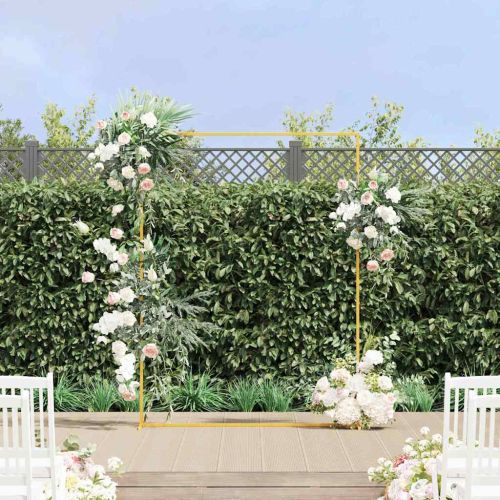 Сватбена арка Златист 150 x 49,5 x 200 см Стомана