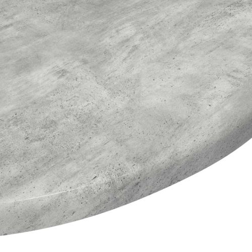 Топ за маса Бетонно сиво Ø 50 x 1,5 cm Инженерно дърво