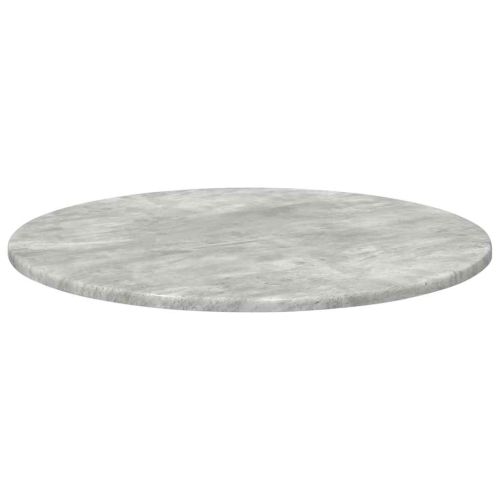 Топ за маса Бетонно сиво Ø 60 x 1,5 cm Инженерно дърво