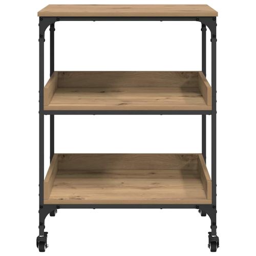 Кухненска количка Дъб 60 x 41 x 80.5 см Инженерно дърво