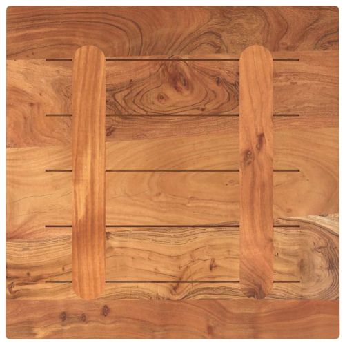 Плот за маса 50x50x3,8 см квадратен масивна акация