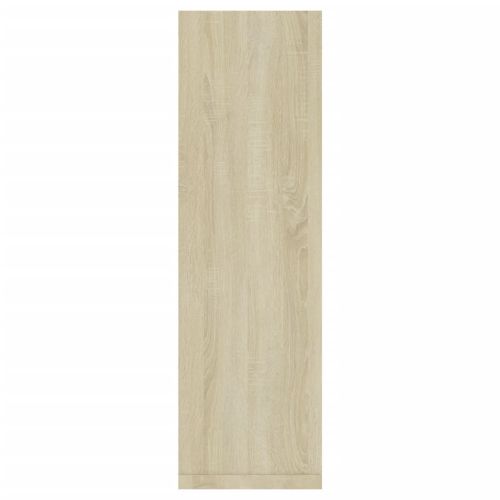 Стенни рафтове, 2 бр, дъб сонома, 50x15x50 см, инженерно дърво