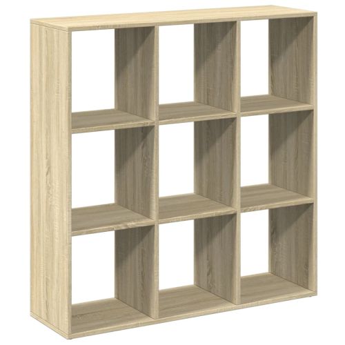 Разделител за стая / библиотека, дъб сонома, 102x29x103,5 см
