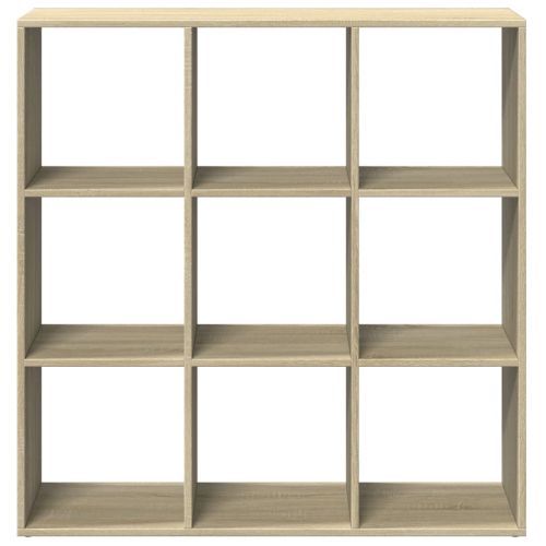 Разделител за стая / библиотека, дъб сонома, 102x29x103,5 см