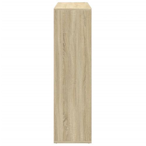 Разделител за стая / библиотека, дъб сонома, 102x29x103,5 см