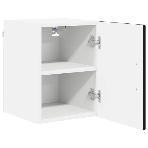 Стенен шкаф LUCCA 2 pcs Черно 30 x 31 x 40 см