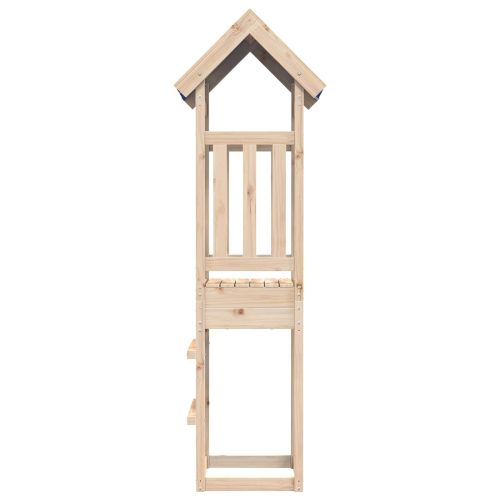 Игрална кула Кафяво 52.5 x 46.5 x 208 см Солидно борово дърво