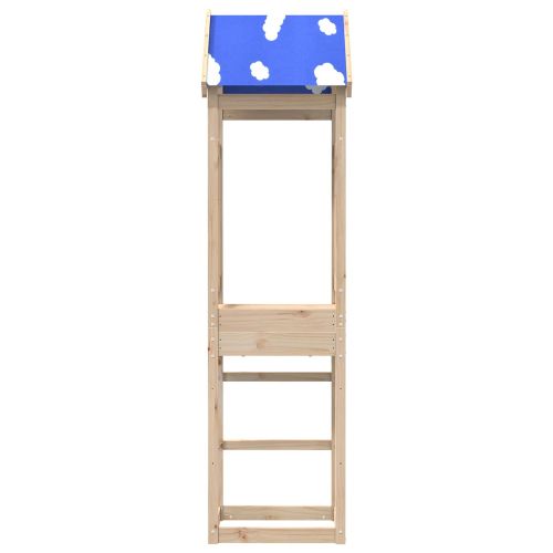 Игрална кула Кафяво 52.5 x 46.5 x 208 см Солидно борово дърво