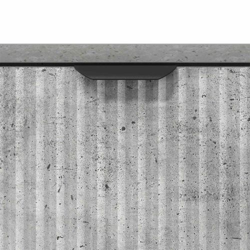 Служебен шкаф Циментено сиво 89,5 x 33 x 82 см Инженерно дърво