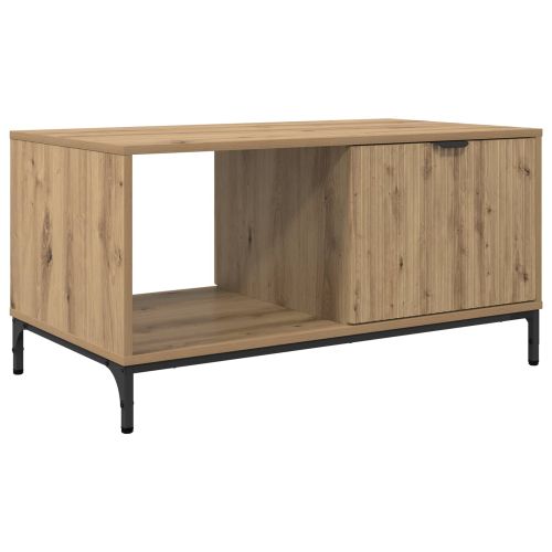 Масичка за кафе с чекмедже Дъб 90 x 49 x 46 см Инженерно дърво