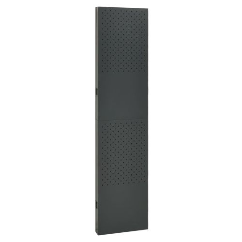 4-панелни паравани за стая, 2 бр, антрацит, 160x180 см, стомана