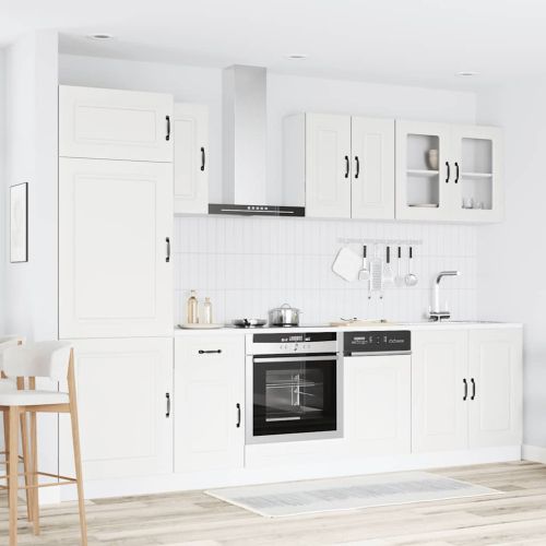 Комплект кухненски шкафове от 8 части Kalmar, инженерно дърво