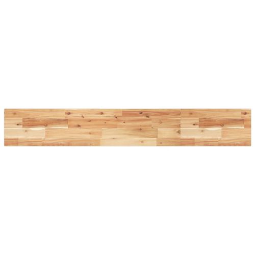 Плаващи рафтове, 4 бр., 140x20x2 см, маслено обработени, масивна дървесина, акация