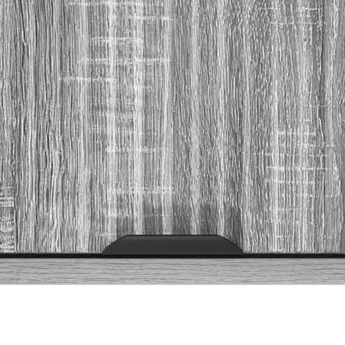 Шкаф за баня Монтиране на стена Сив Сонома 39 x 23,5 x 65 см