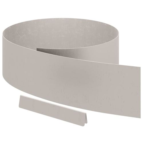 Ограда за трева 4 pcs Ръждясало 450 x 0,05 x 20 см