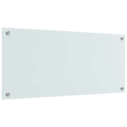 Кухненски гръб 2 pcs Бяло 90 x 40 cm закалено стъкло