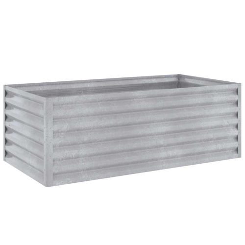 Повдигната градинска леха 100x50x36 см, кортенова стомана